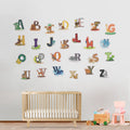 DEKOSH Alphabet Wall Decals - Colorful ABC Wall Stickers for Kindergarten, Classroom & Baby Nursery