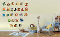 DEKOSH Alphabet Wall Decals - Colorful ABC Wall Stickers for Kindergarten, Classroom & Baby Nursery